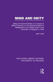 Mind and Deity by John Laird, 9781138981133