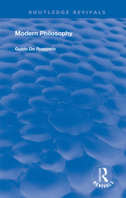 Modern Philosophy - 9780367110758 by Guido De Ruggiero, 9780367110758