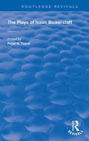 The Plays of Isaac Bickerstaff (Volume III) by Peter Tasch, 9780367142704