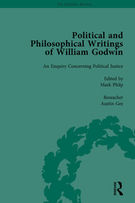 The Political and Philosophical Writings of William Godwin vol 3 by Mark Philp, Pamela Clemit, Martin Fitzpatrick, William St.Clair, 9781138762251