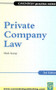 Practice Notes on Private Company Law by Mark Stamp, 9781859414576