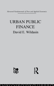 Urban Public Finance by D. Wildasin, 9780415851886