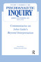 Commentaries (Psychoanalytic Inquiry, 1.2) by Donald Silver, 9780367606435