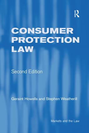 Consumer Protection Law by Geraint Howells, Stephen Weatherill, 9780754623380