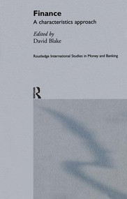 Finance (A Characteristics Approach) by David Blake, 9780415212908