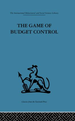 The Game of Budget Control by G. H. Hofstede, 9780415513883