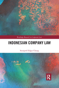Indonesian Company Law by Soonpeel Edgar Chang, 9780367590451