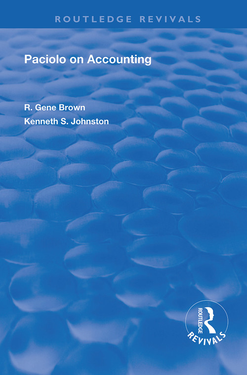 Paciolo on Accounting by R. Gene Brown, Kenneth S. Johnston, 9780367179335