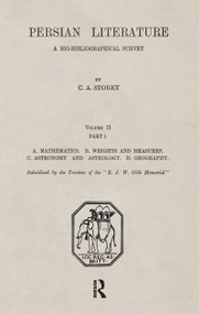 Persian Literature - A Biobibliographical Survey - 9780700713615 by C. A. Storey, 9780700713615