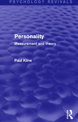 Personality (Psychology Revivals) (Measurement and Theory) by Paul Kline, 9781138905108