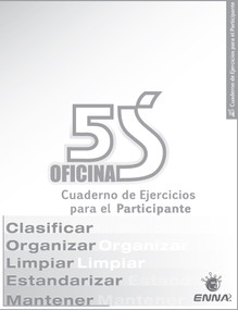 5S Office Participant Workbook (Spanish) by Enna, 9781138069572