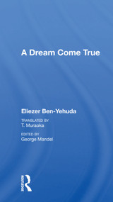 A Dream Come True by Eliezer Ben-yehuda, 9780367157449