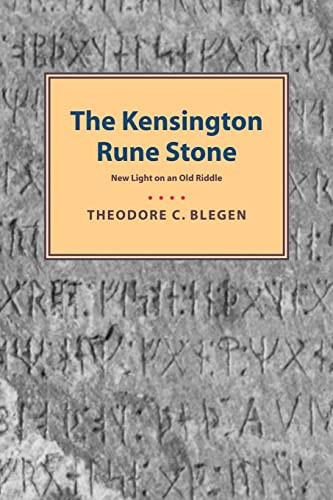 Kensington Rune Stone by Theodore C.  Blegen, 9780873515399