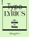 TypoLyrics (The Sound of Fonts) by Slanted, 9783034603669