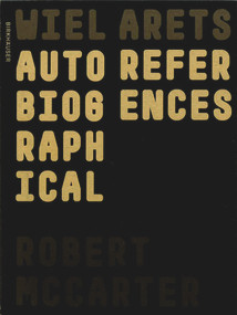 Wiel Arets (Autobiographical References) by Robert McCarter, 9783034608114