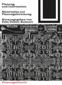 Planung und Information (German Edition) by Gerhard Fehl, Mark Fester, Nikolaus Kunert, 9783035600308
