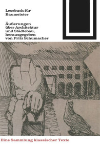 Lesebuch für Baumeister (German Edition) by Fritz Schumacher, 9783035600520