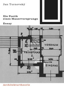 Die Poetik eines Mauervorsprungs (German Edition) by Jan Turnovský, 9783035600971