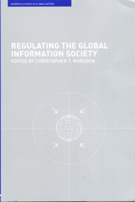 Regulating the Global Information Society by Christopher Marsden, 9780415242189