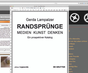 RANDSPRÜNGE - Medien Kunst Denken (Ein prospektiver Katalog) (German Edition) by Gerda Lampalzer, 9783110440430