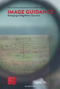 Image Guidance (Bedingungen bildgeführter Operation) (German Edition) by Kathrin Friedrich, Moritz Queisner, Anna Roethe, 9783110457940