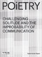 Poietry (Challenging Solitude and the Improbability of Communication) by Sophie-Carolin Wagner, 9783110477269