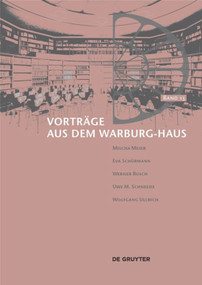 Vorträge aus dem Warburg-Haus (German Edition) (German Edition) - 9783110488135 by Uwe Fleckner, Margit Kern, Birgit Recki, Bruno Reudenbach, Cornelia Zumbusch, 9783110488135