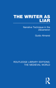 The Writer as Liar (Narrative Technique in the Decameron) - 9780367207380 by Guido Almansi, 9780367207380