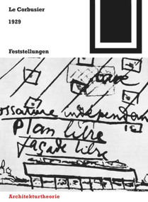 1929 - Feststellungen zu Architektur und Städtebau (German Edition) by Fondation Le Corbusier, 9783764363574