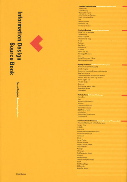 Information Design Source Book (Recent Projects / Anwendungen heute) (German Edition) by Institute for Information Design Japan, 9783764371210