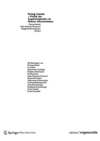 living rooms - Politik der Zugehörigkeiten im Wiener Gemeindebau (German Edition) by Florian Bettel, Julia Mourão Permoser, Sieglinde Rosenberger, 9783990434871