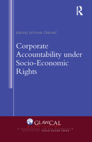 Corporate Accountability under Socio-Economic Rights by Jernej Letnar Černič, 9780367586829