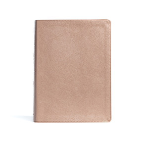 CSB Study Bible, Rose Gold LeatherTouch by CSB Bibles by Holman, 9781087782577