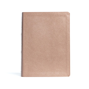 CSB Study Bible, Rose Gold LeatherTouch, Indexed by CSB Bibles by Holman, 9781087782584