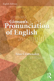 Gimson's Pronunciation of English by Alan Cruttenden, 9781444183092