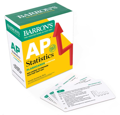 AP Statistics Flashcards, Fifth Edition: Up-to-Date Practice by Martin Sternstein, 9781506291376