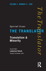 Translation and Minority (Special Issue of "the Translator") by Lawrence Venuti, 9781900650106