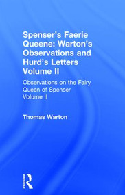 Observations On Fairy Queen V2 by Thomas Warton, 9780415219594