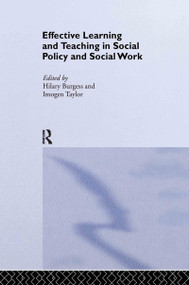 Effective Learning and Teaching in Social Policy and Social Work - 9780415334952 by Hilary Burgess, Imogen Taylor, 9780415334952