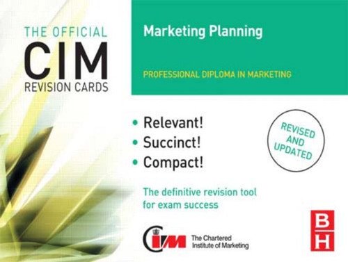 CIM Revision Cards Marketing Planning by Karen Beamish, 9780750682961