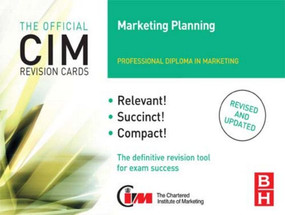 CIM Revision Cards Marketing Planning by Karen Beamish, 9780750682961