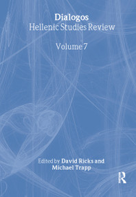 Dialogos (Hellenic Studies Review) by David Ricks, Michael Trapp, 9780714651835
