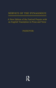 Service of the Synagogue by H.M. Adler, Arthur Davis, 9780710021052
