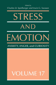 Stress and Emotion (Anxiety, Anger and Curiosity, Volume 17) - 9780415944373 by Charles D. Spielberger, Irwin G. Sarason, 9780415944373