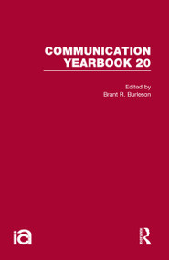 Communication Yearbook 20 by Brant R. Burleson, 9780415873161