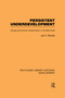 Persistent Underdevelopment (Change and Economic Modernization in the West Indies) by Jay Mandle, 9780415593649