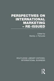 Perspectives on International Marketing - Re-issued (RLE International Business) - 9780415657693 by Stanley Paliwoda, 9780415657693