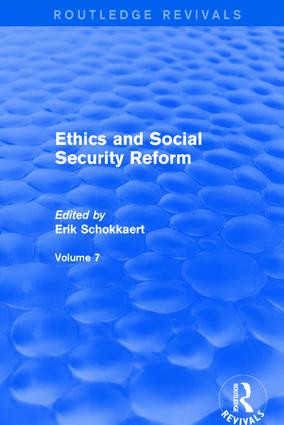 Ethics and Social Security Reform - 9781138725423 by Erik Schokkaert, 9781138725423