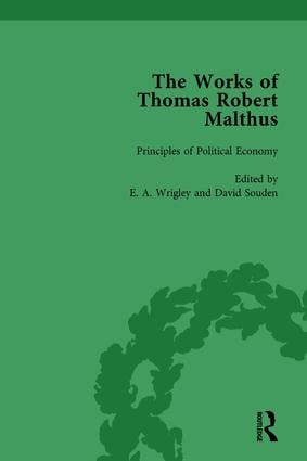 The Works of Thomas Robert Malthus Vol 5 by E A Wrigley, David Souden, 9781138765078