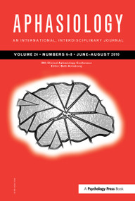 39th Clinical Aphasiology Conference (A Special Issue of Aphasiology) - 9781138372412 by Beth Armstrong, 9781138372412